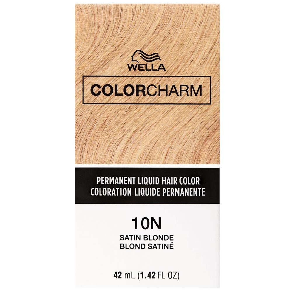 WELLA COLOR CHARM PERMANENT LIQUID HAIR COLOR - 10N/1001 SATIN BLONDE