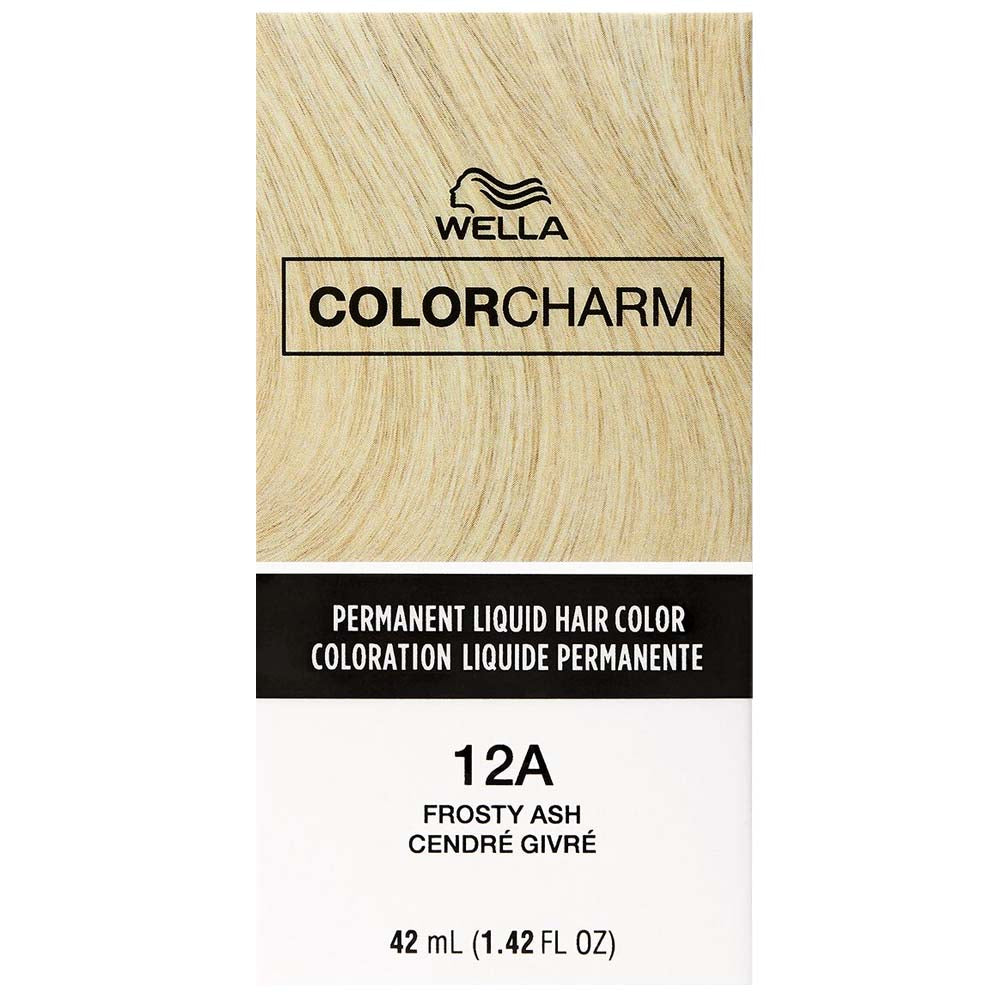WELLA COLOR CHARM PERMANENT LIQUID HAIR COLOR - 12A/1210 FROSTY ASH