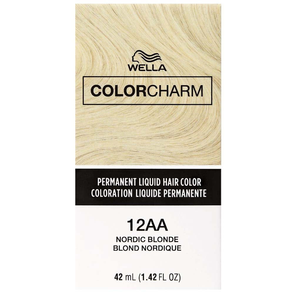 WELLA COLOR CHARM PERMANENT LIQUID HAIR COLOR - 12AA/1120 NORDIC BLONDE