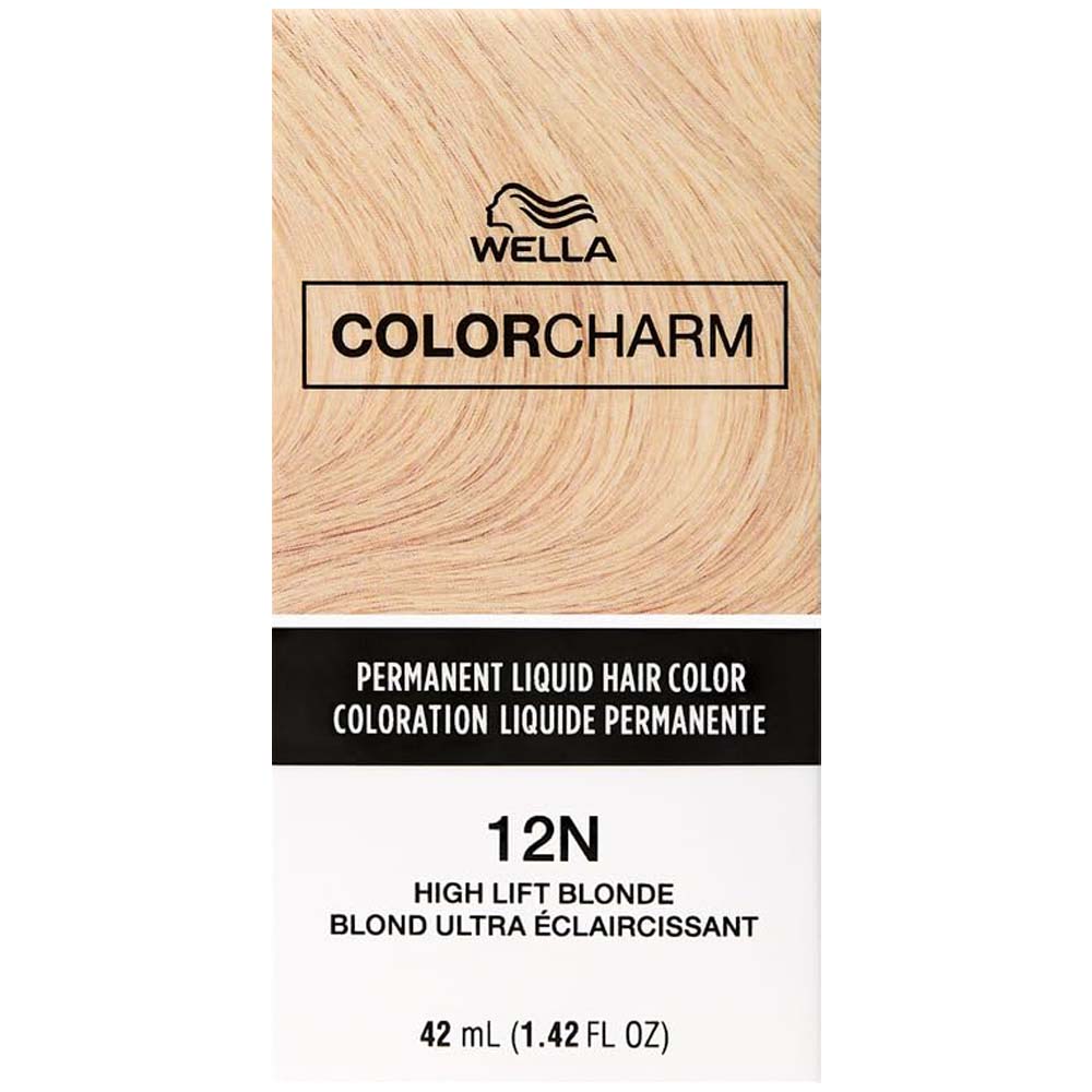 WELLA COLOR CHARM PERMANENT LIQUID HAIR COLOR - 12N/1200 HIGH LIFT BLONDE