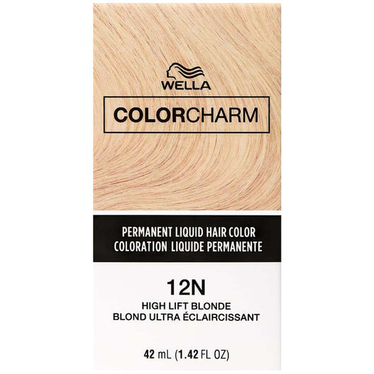 WELLA COLOR CHARM PERMANENT LIQUID HAIR COLOR - 12N/1200 HIGH LIFT BLONDE Permanent Color WELLA for sacramento, california, barbers, hair stylist, cosmetologist, beauty industry