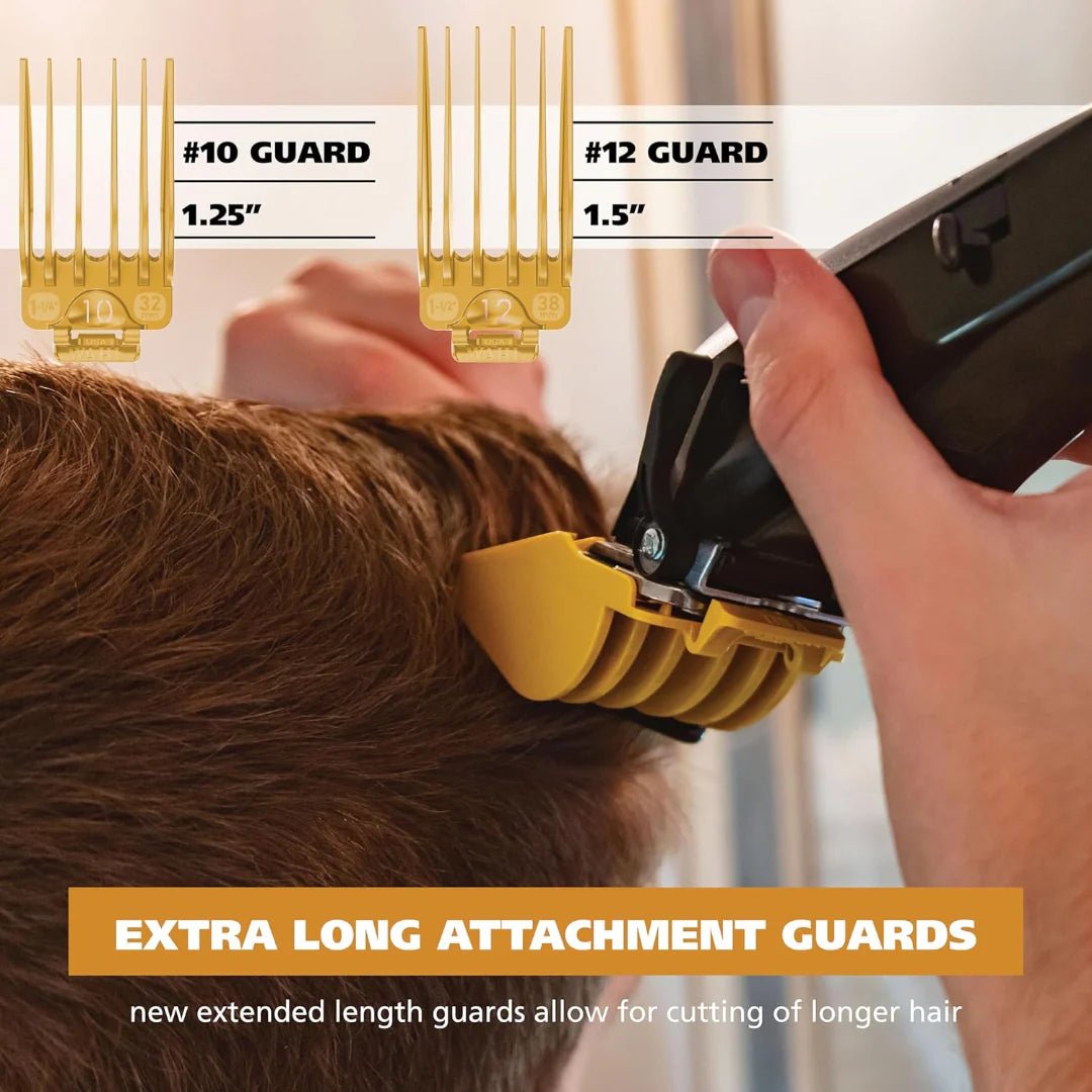 WAHL COLOR-CODED CLIPPER GUIDE - #10 & #12 YELLOW Clipper Guard WAHL for sacramento, california, barbers, hair stylist, cosmetologist, beauty industry