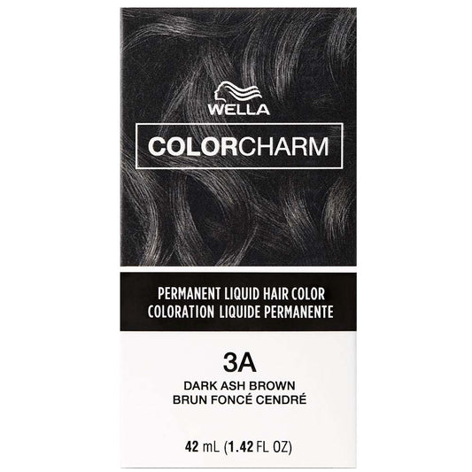 WELLA COLOR CHARM PERMANENT LIQUID HAIR COLOR - 3A/148 DARK ASH BROWN Permanent Color WELLA for sacramento, california, barbers, hair stylist, cosmetologist, beauty industry