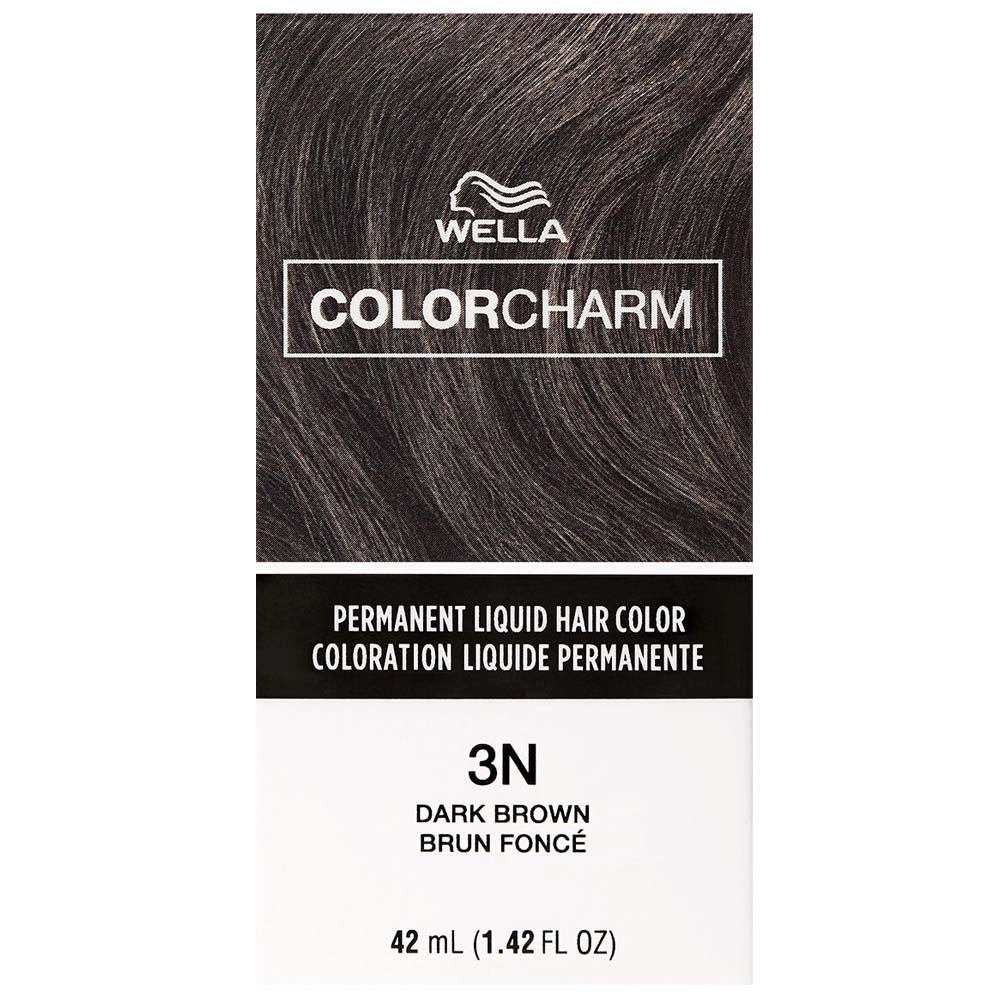 WELLA COLOR CHARM PERMANENT LIQUID HAIR COLOR - 3N/311 DARK BROWN