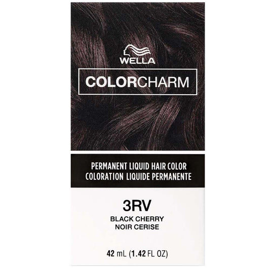 WELLA COLOR CHARM PERMANENT LIQUID HAIR COLOR - 3RV/367 BLACK CHERRY Permanent Color WELLA for sacramento, california, barbers, hair stylist, cosmetologist, beauty industry
