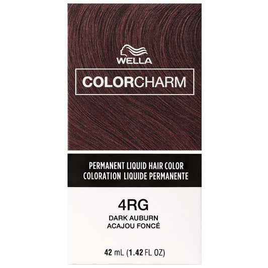 WELLA COLOR CHARM PERMANENT LIQUID HAIR COLOR - 4RG/347 DARK AUBURN Permanent Color WELLA for sacramento, california, barbers, hair stylist, cosmetologist, beauty industry