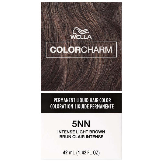 WELLA COLOR CHARM PERMANENT LIQUID HAIR COLOR - 5NN INTENSE LIGHT BROWN Permanent Color WELLA for sacramento, california, barbers, hair stylist, cosmetologist, beauty industry