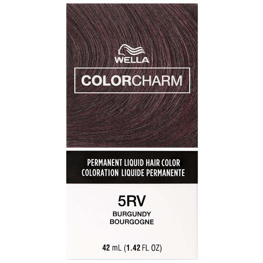 WELLA COLOR CHARM PERMANENT LIQUID HAIR COLOR - 5RV/507 BURGUNDY Permanent Color WELLA for sacramento, california, barbers, hair stylist, cosmetologist, beauty industry