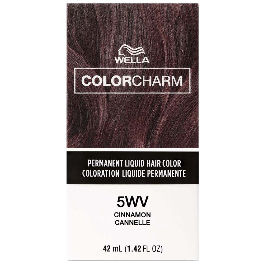 WELLA COLOR CHARM PERMANENT LIQUID HAIR COLOR - 5WV CINNAMON