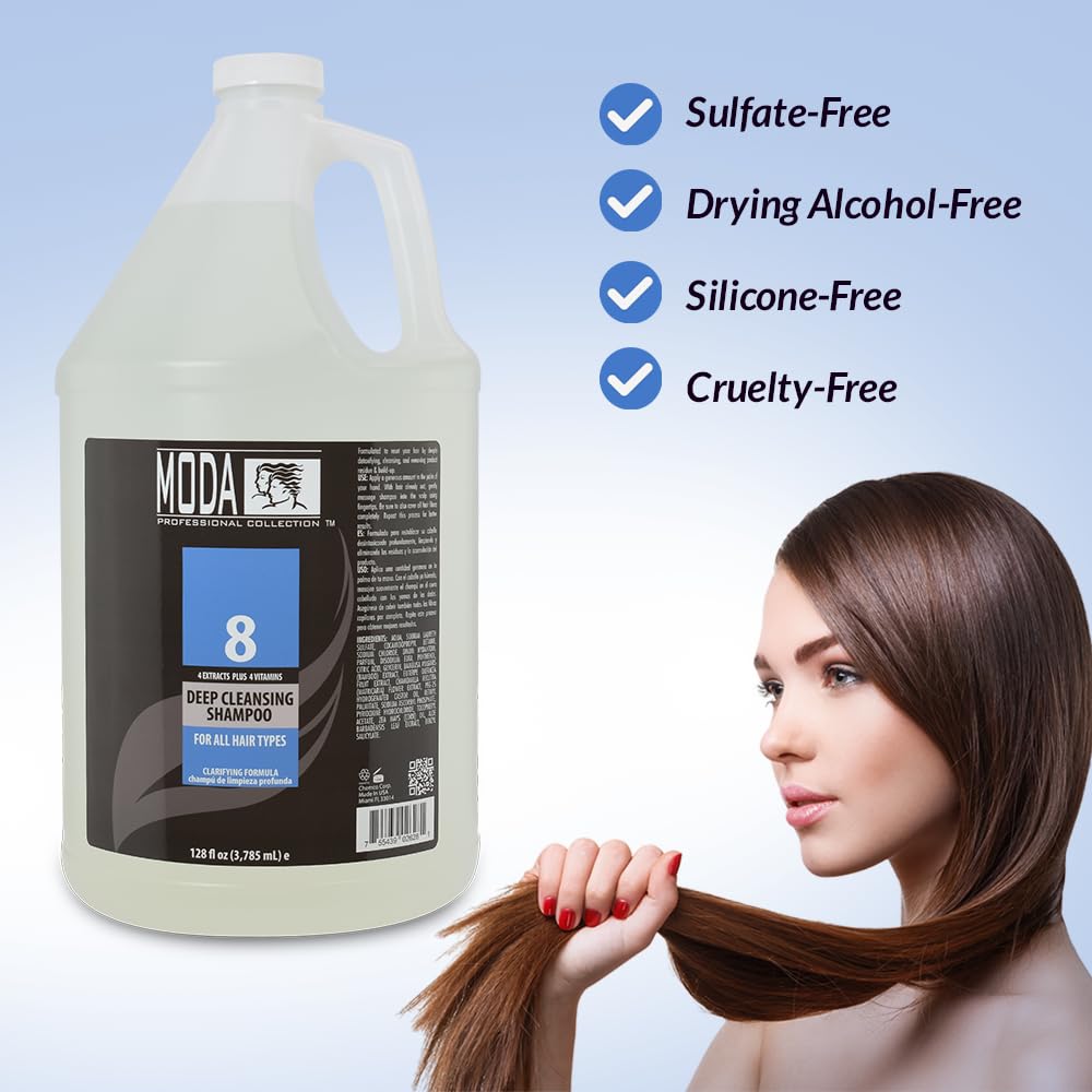 MODA SHAMPOO - DEEP CLARIFYING 1 GALLON