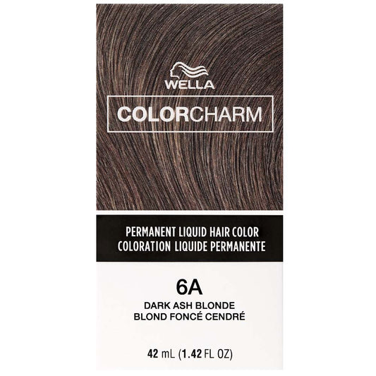 WELLA COLOR CHARM PERMANENT LIQUID HAIR COLOR - 6A/462 DARK ASH BLONDE Permanent Color WELLA for sacramento, california, barbers, hair stylist, cosmetologist, beauty industry