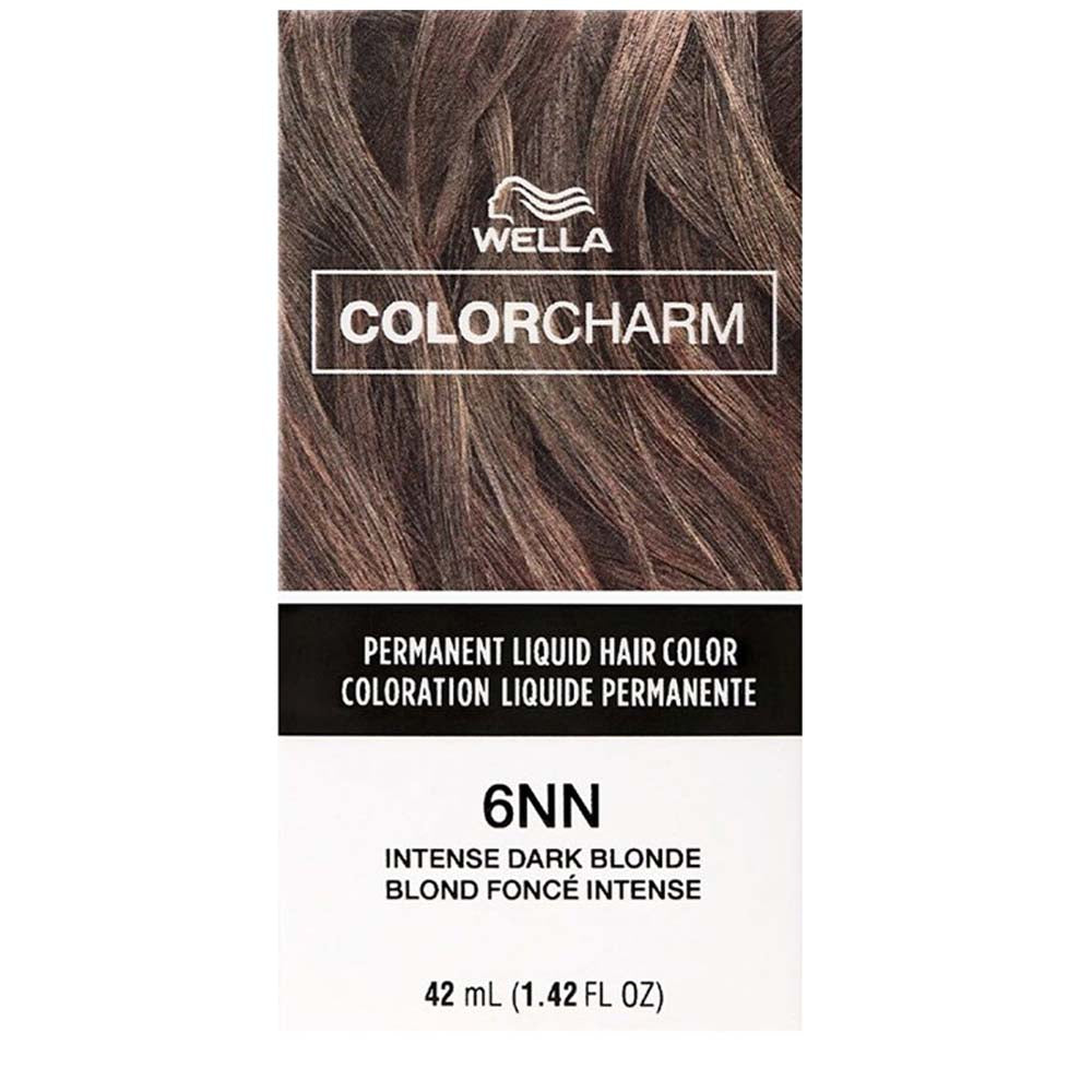 WELLA COLOR CHARM PERMANENT LIQUID HAIR COLOR - 6NN INTENSE DARK BLONDE
