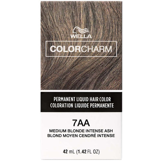 WELLA COLOR CHARM PERMANENT LIQUID HAIR COLOR - 7AA/632 MEDIUM BLONDE INTENSE ASH Permanent Color WELLA for sacramento, california, barbers, hair stylist, cosmetologist, beauty industry