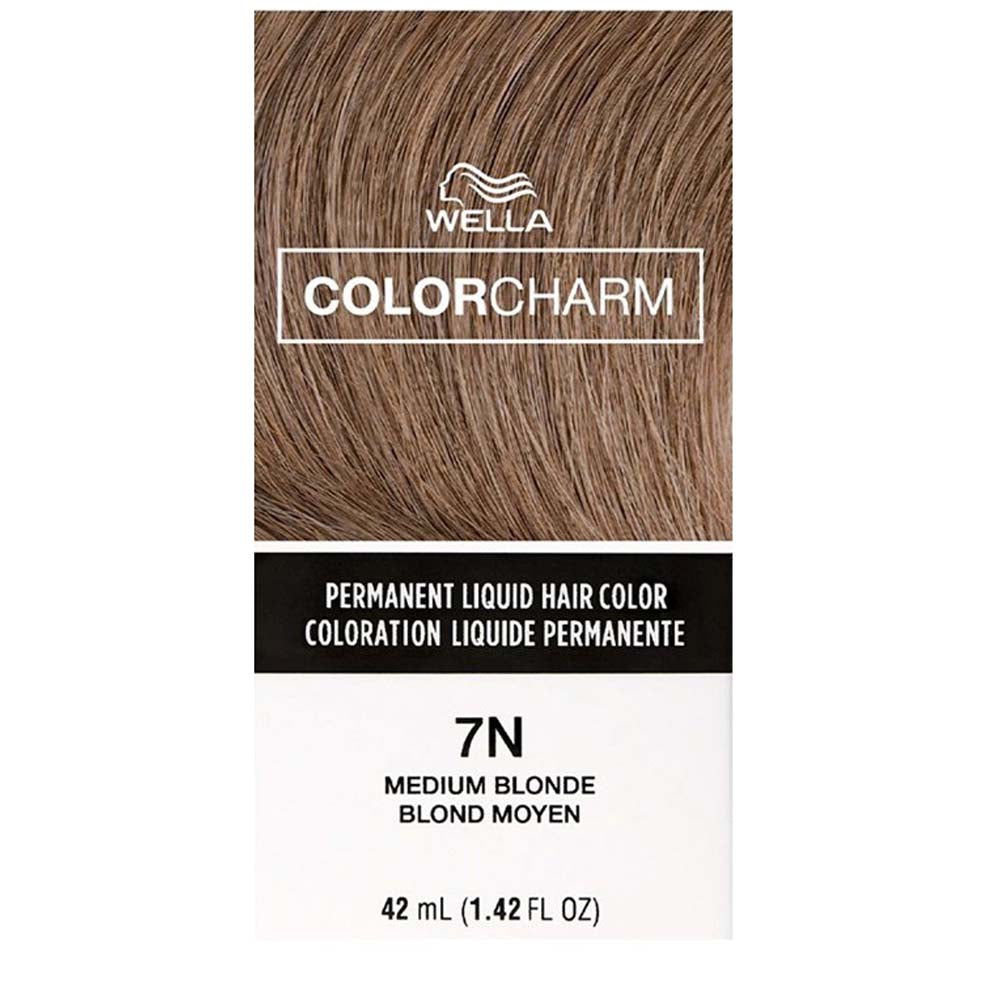 WELLA COLOR CHARM PERMANENT LIQUID HAIR COLOR - 7N/711 MEDIUM BLONDE Permanent Color WELLA for sacramento, california, barbers, hair stylist, cosmetologist, beauty industry