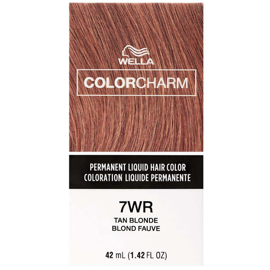 WELLA COLOR CHARM PERMANENT LIQUID HAIR COLOR - 7WR/643 TAN BLONDE Permanent Color WELLA for sacramento, california, barbers, hair stylist, cosmetologist, beauty industry