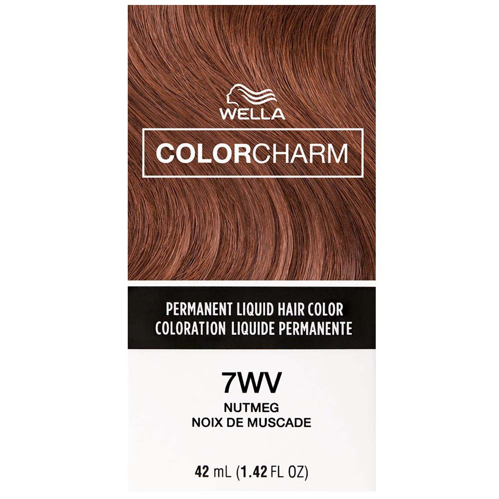 WELLA COLOR CHARM PERMANENT LIQUID HAIR COLOR - 7WV NUTMEG Permanent Color WELLA for sacramento, california, barbers, hair stylist, cosmetologist, beauty industry