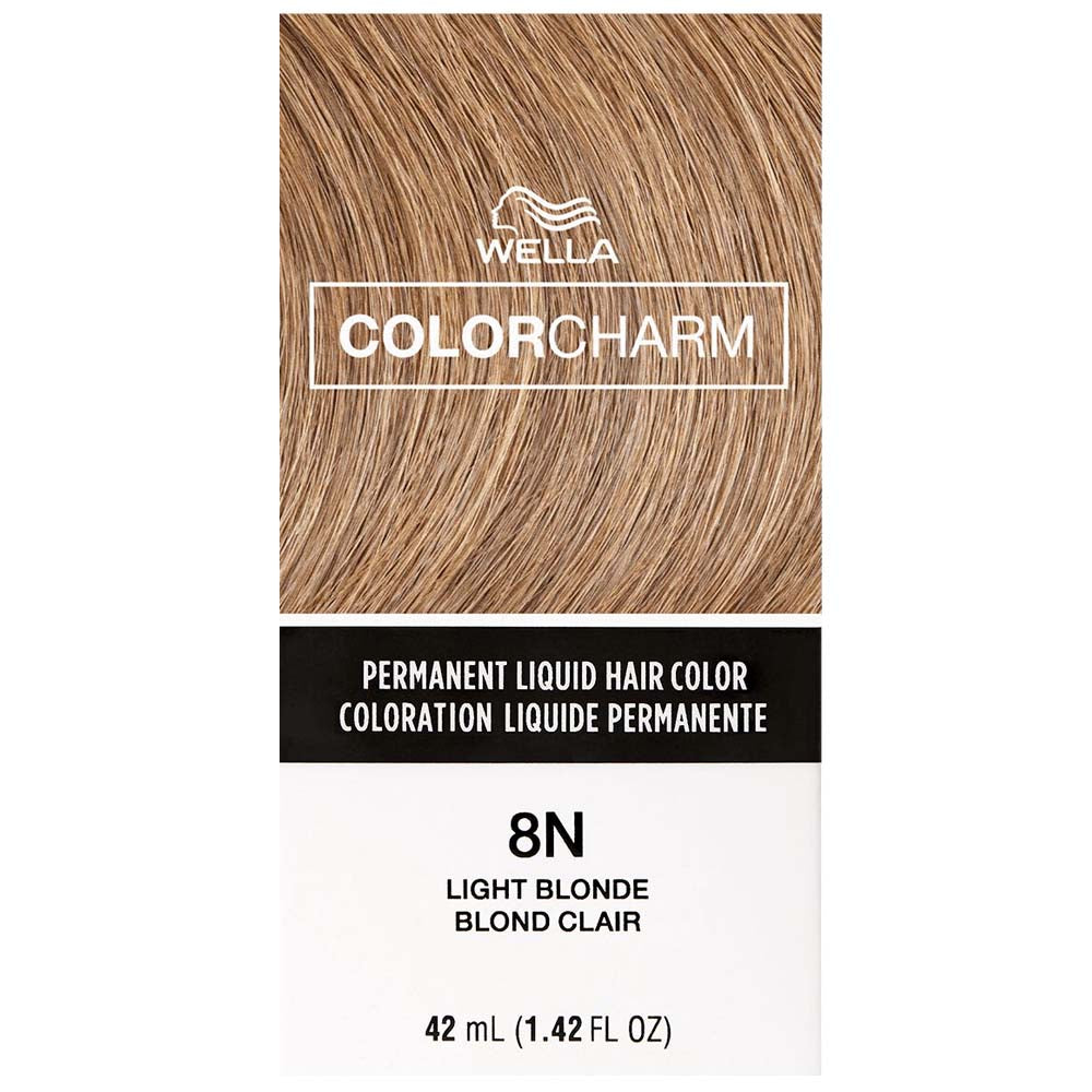 WELLA COLOR CHARM PERMANENT LIQUID HAIR COLOR - 8N/811 LIGHT BLONDE