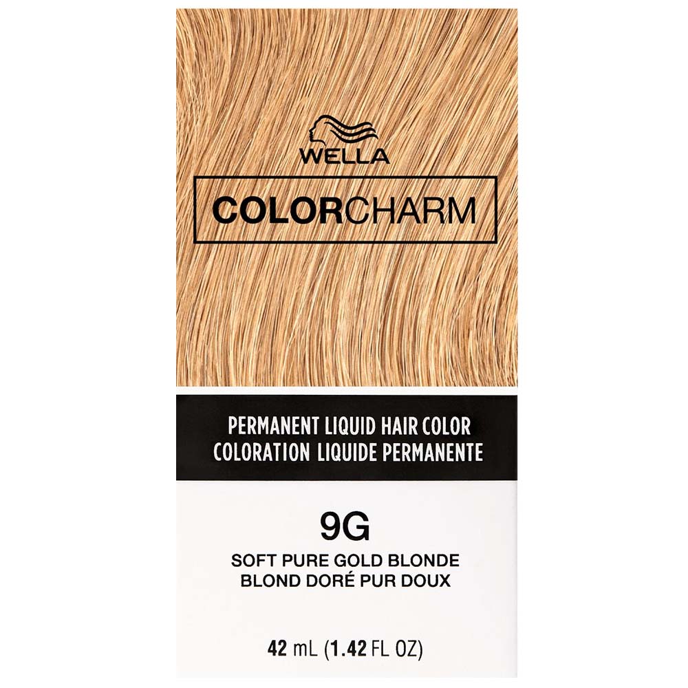 WELLA COLOR CHARM PERMANENT LIQUID HAIR COLOR - 9G SOFT PURE GOLD BLONDE Permanent Color WELLA for sacramento, california, barbers, hair stylist, cosmetologist, beauty industry