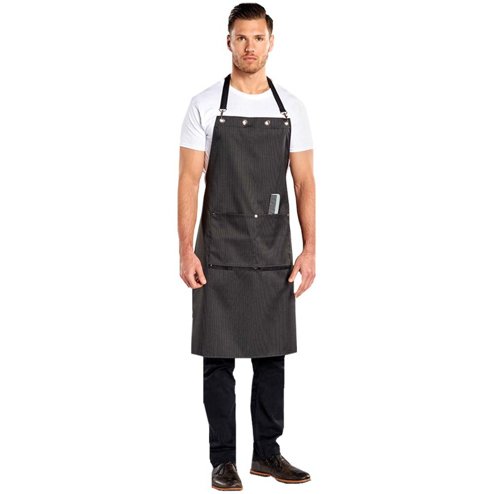 SCALPMASTER BARBER APRON - PINSTRIPE