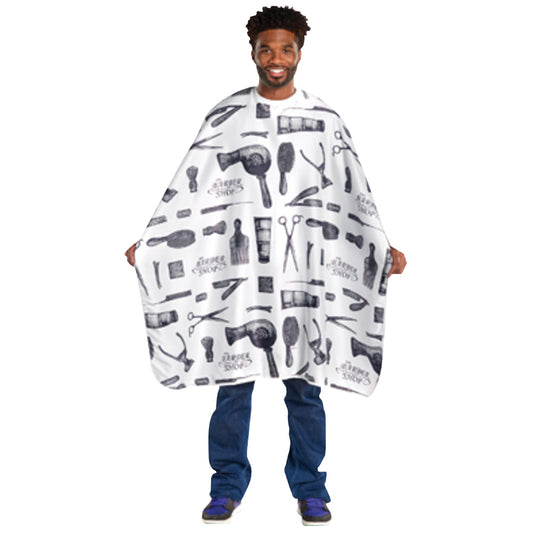 SCALPMASTER BARBER PRINT STYLING CAPE