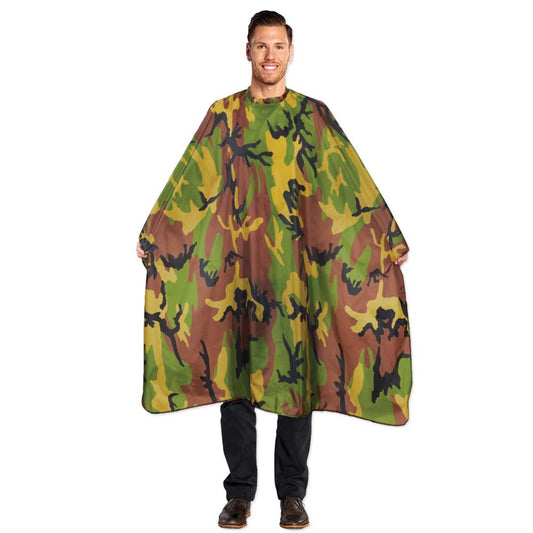 SCALPMASTER CUTTING CAPE - CAMOUFLAGE