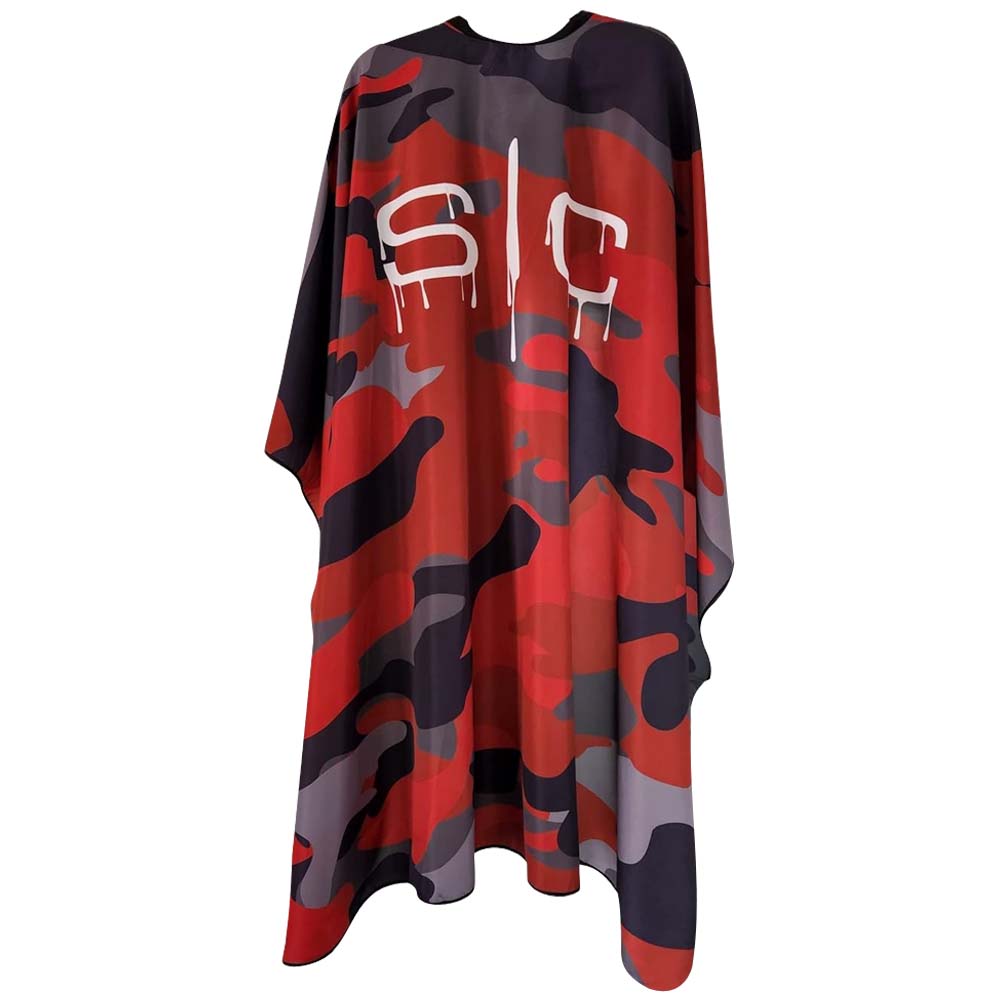 STYLECRAFT CAMO CUTTING CAPE - RED