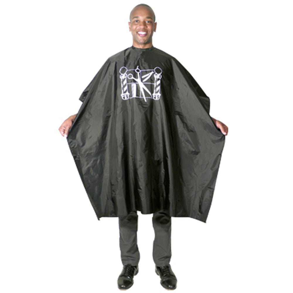 SCALPMASTER NYLON BARBER CAPE WITH IMPRINT