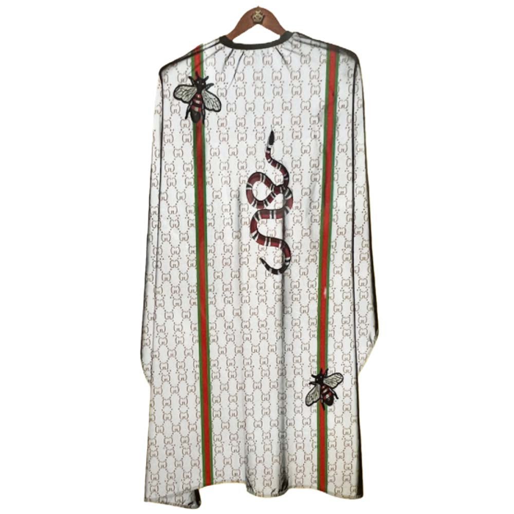 REPLI CAPE BARBER CAPE - BEE SNAKE Cape REPLI CAPE for sacramento, california, barbers, hair stylist, cosmetologist, beauty industry