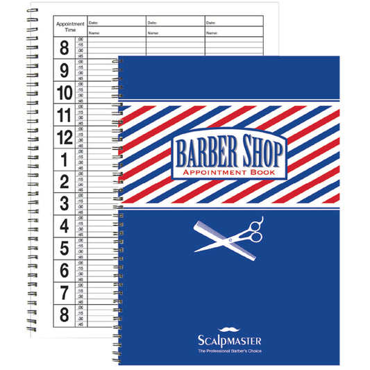 SCALPMASTER BARBER APPOINTMENT BOOK 3 COLUMN