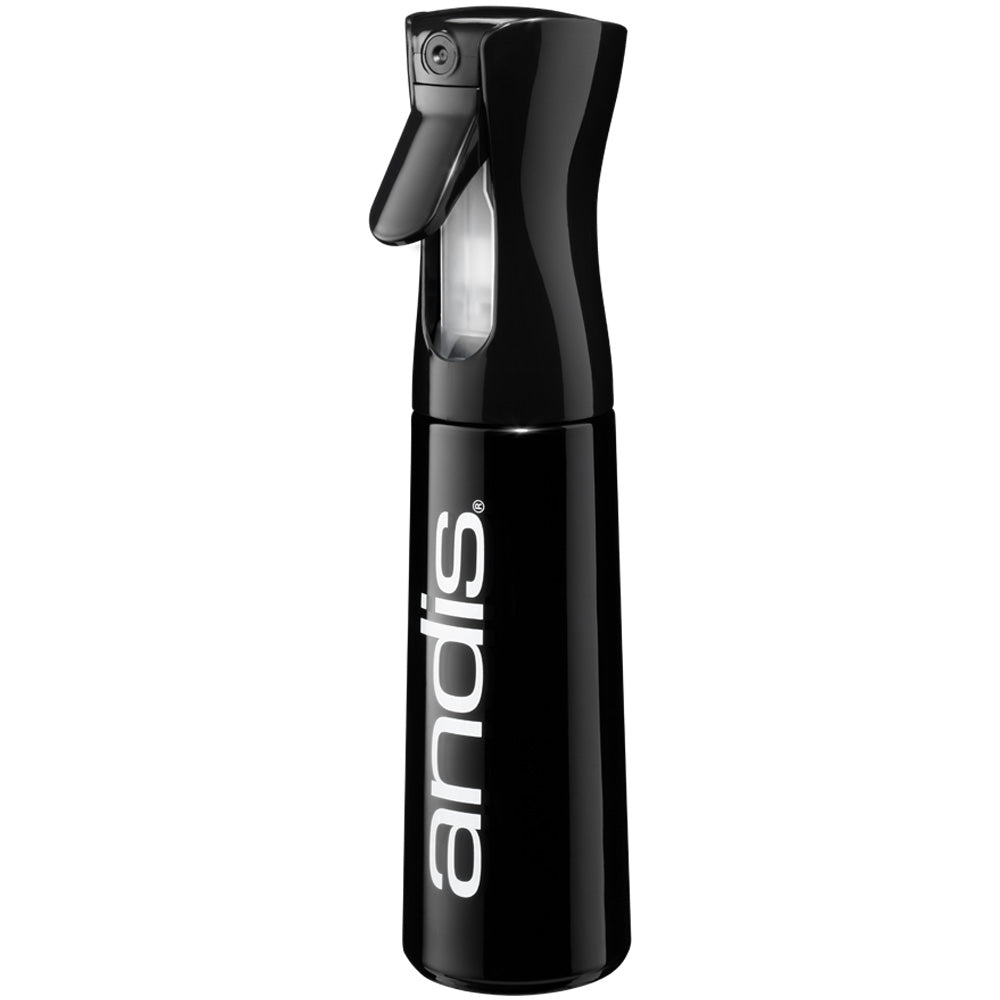 ANDIS CONTINUOUS MIST SPRAY BOTTLE - 10 OZ BLACK