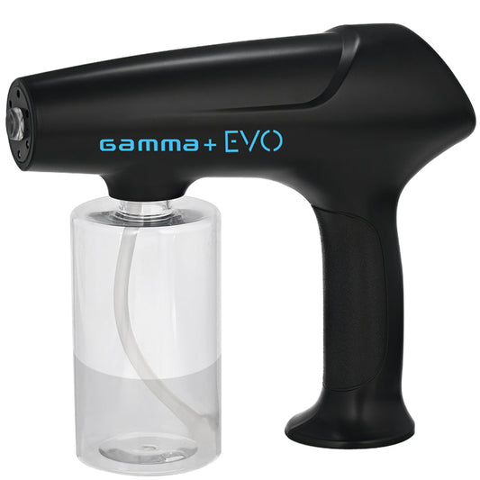 GAMMA+ EVO NANO MISTER SPRAY SYSTEM - 13 OZ Black Water Bottle GAMMA for sacramento, california, barbers, hair stylist, cosmetologist, beauty industry