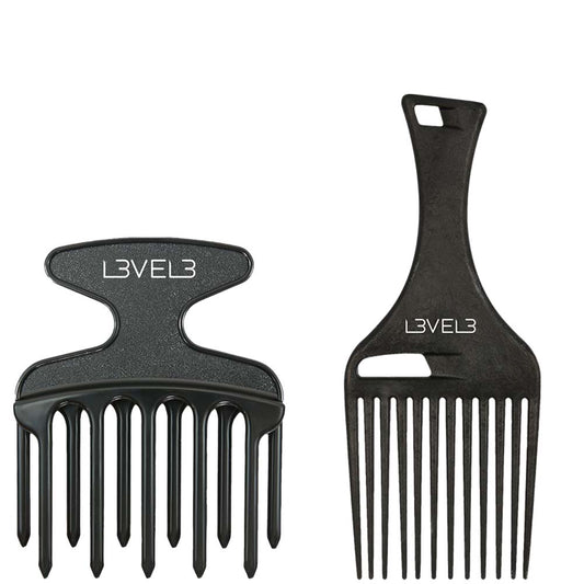 L3VEL3 HAIR PICK COMB SET - 2 PC