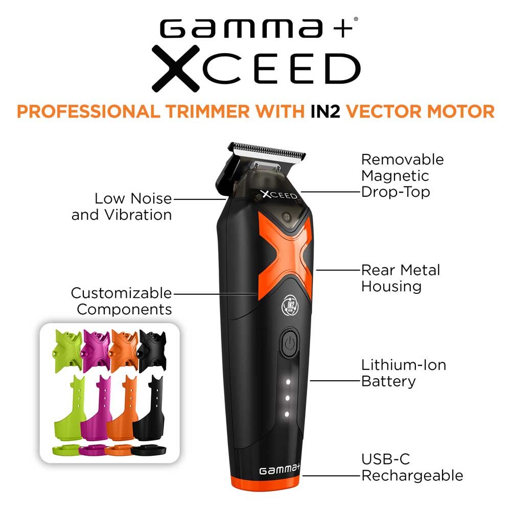GAMMA+ XCEED TRIMMER Trimmer GAMMA for sacramento, california, barbers, hair stylist, cosmetologist, beauty industry
