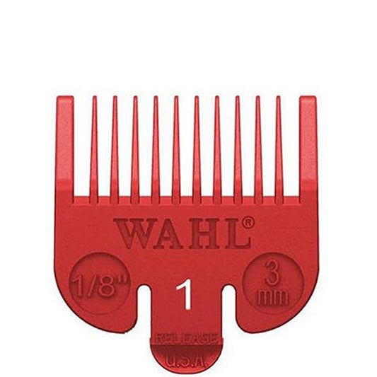 WAHL COLOR-CODED CLIPPER GUIDE - #1 RED