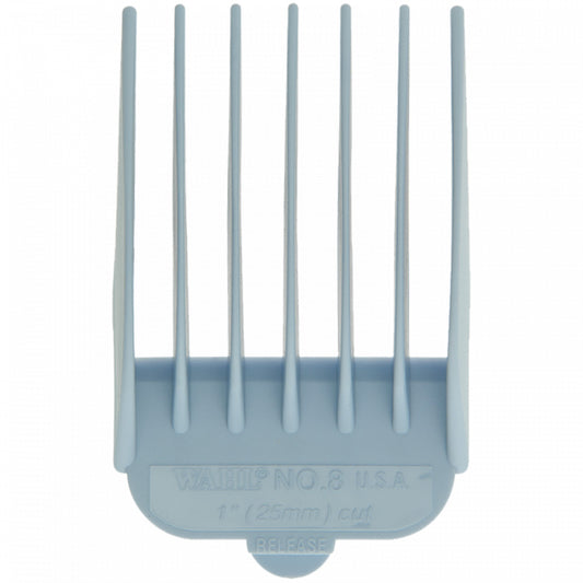 WAHL COLOR-CODED CLIPPER GUIDE - #8 LIGHT BLUE