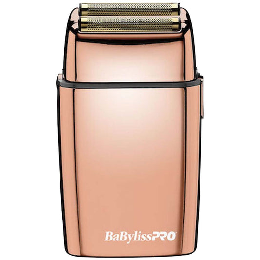 BABYLISSPRO DOUBLE FOIL METAL SHAVER - ROSE GOLD Shaver BABYLISSPRO for sacramento, california, barbers, hair stylist, cosmetologist, beauty industry