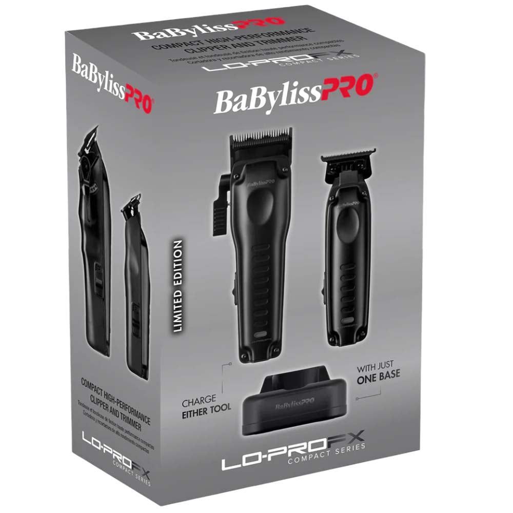 BABYLISSPRO LO-PROFX COMPACT SERIES CLIPPER & TRIMMER - BLACK LIMITED EDITION