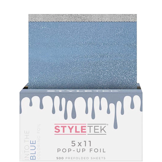 STYLETEK COLORING FOIL SHEETS - 5" x 11" 500 PC INTO THE BLUE
