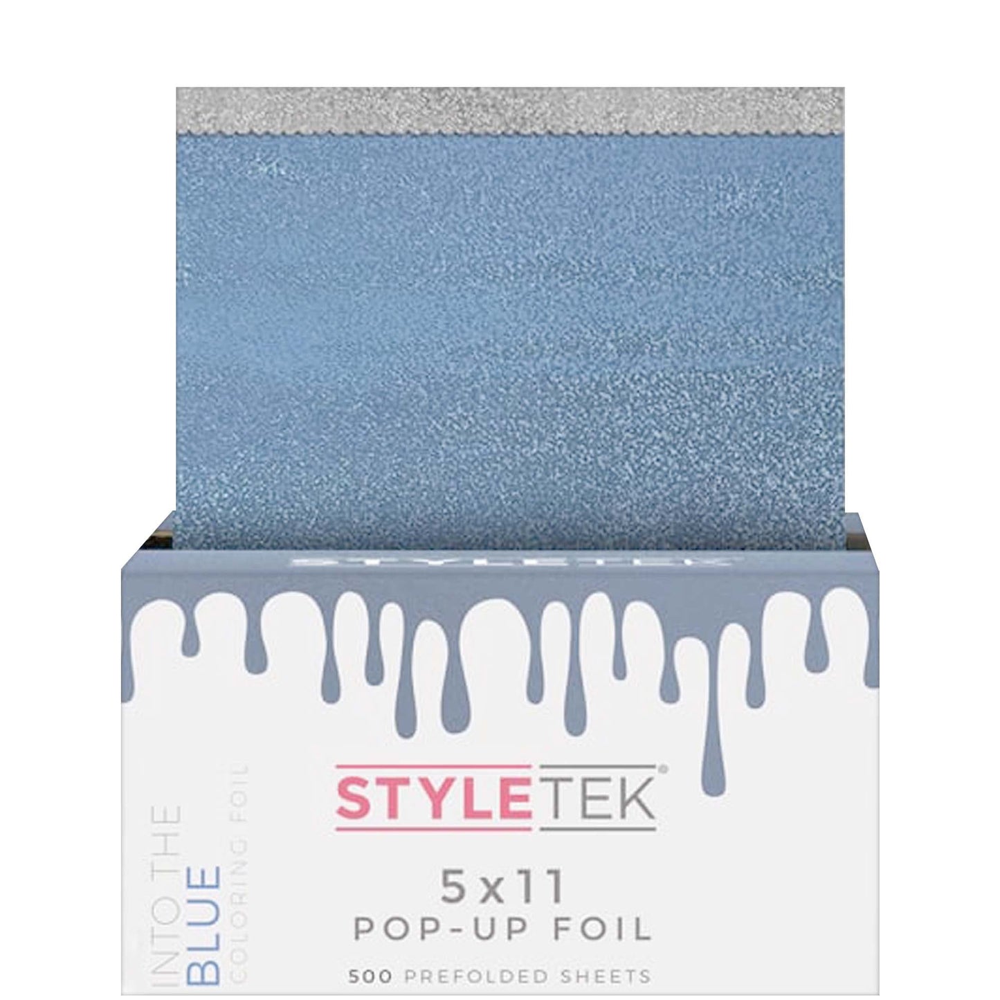 STYLETEK COLORING FOIL SHEETS - 5" x 11" 500 Into The Blue Color Foil STYLETEK for sacramento, california, barbers, hair stylist, cosmetologist, beauty industry