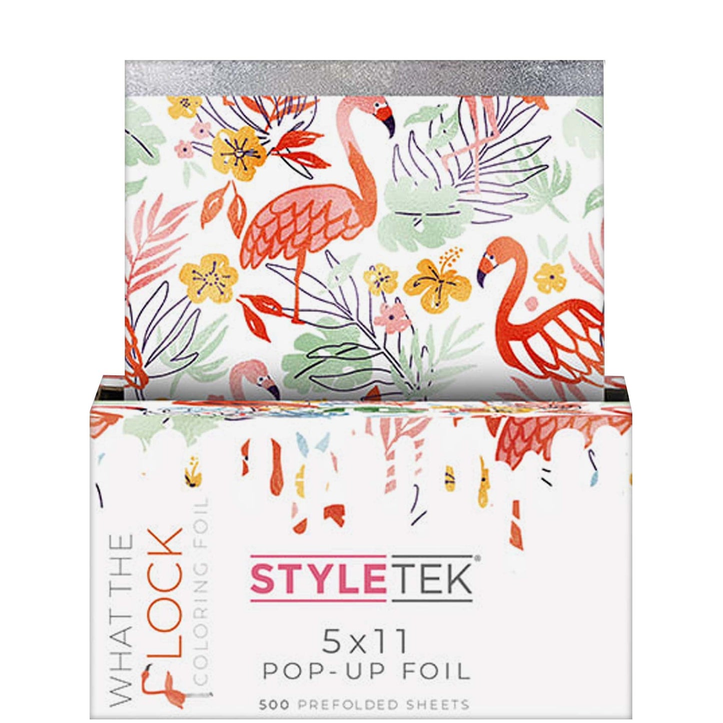 STYLETEK COLORING FOIL SHEETS - 5" x 11" 500 What The Flock Color Foil STYLETEK for sacramento, california, barbers, hair stylist, cosmetologist, beauty industry