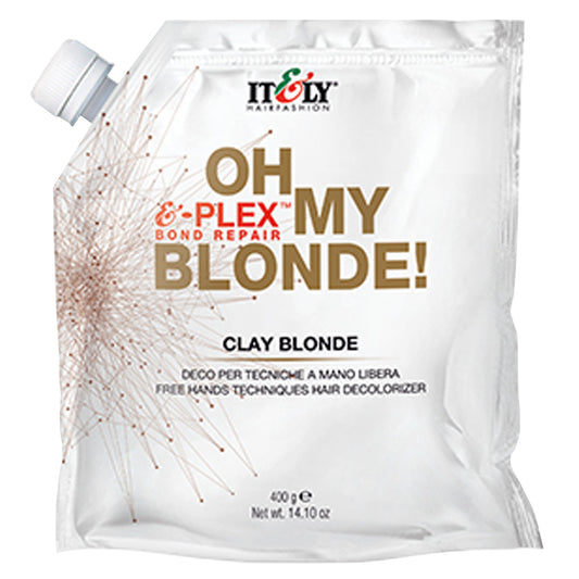 ITELY OH MY BLONDE HAIR DECOLORIZER POWDER - CLAY BLONDE 14.1 OZ