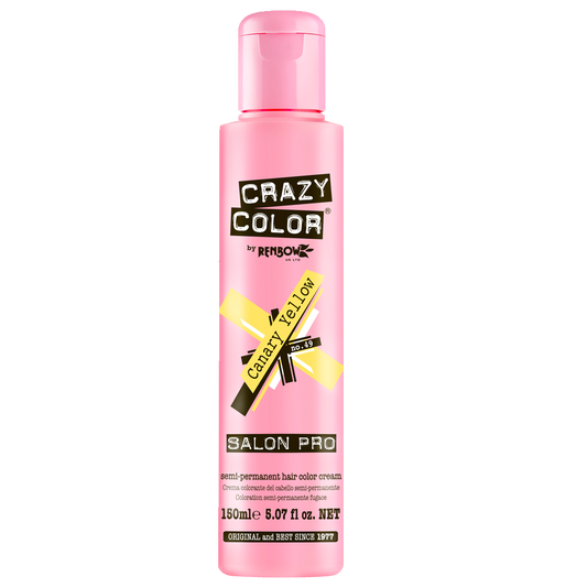 CRAZY COLOR SEMI-PERMANENT HAIR COLOR CREAM - 49 CANARY YELLOW