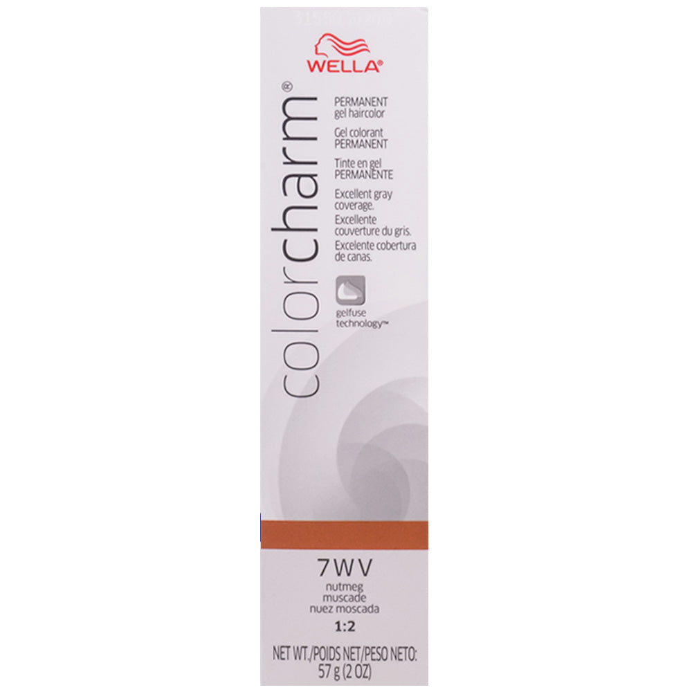 WELLA COLOR CHARM PERMANENT GEL HAIR COLOR - 7WV NUTMEG