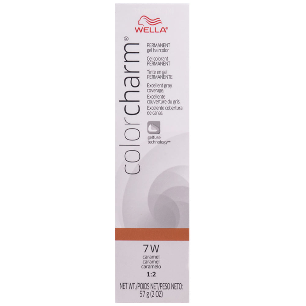 WELLA COLOR CHARM PERMANENT GEL HAIR COLOR - 7W CARAMEL