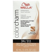 wella color charm permanent liquid hair color - 3n/311 dark brown