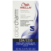 wella color charm permanent liquid hair color - 12a/1210 frosty ash