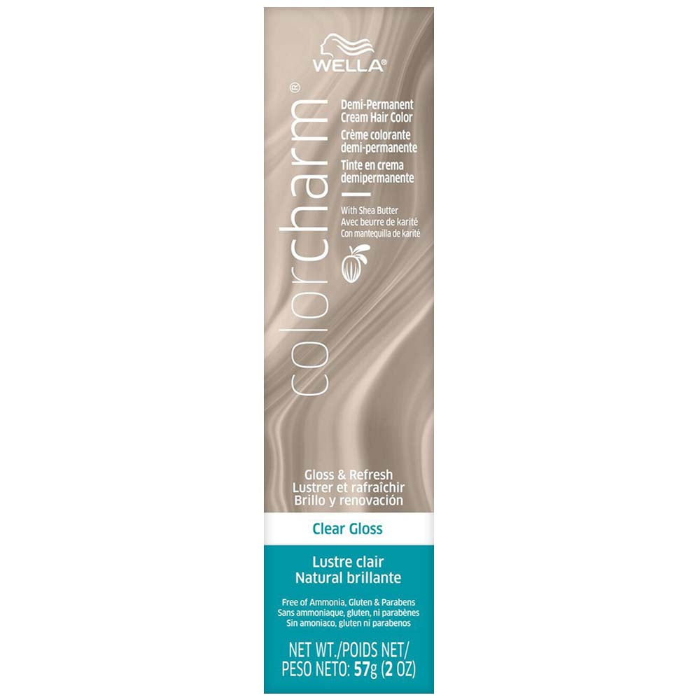 WELLA COLOR CHARM DEMI-PERMANENT CREAM HAIR COLOR Clear Gloss Demi-Permanent Color WELLA for sacramento, california, barbers, hair stylist, cosmetologist, beauty industry