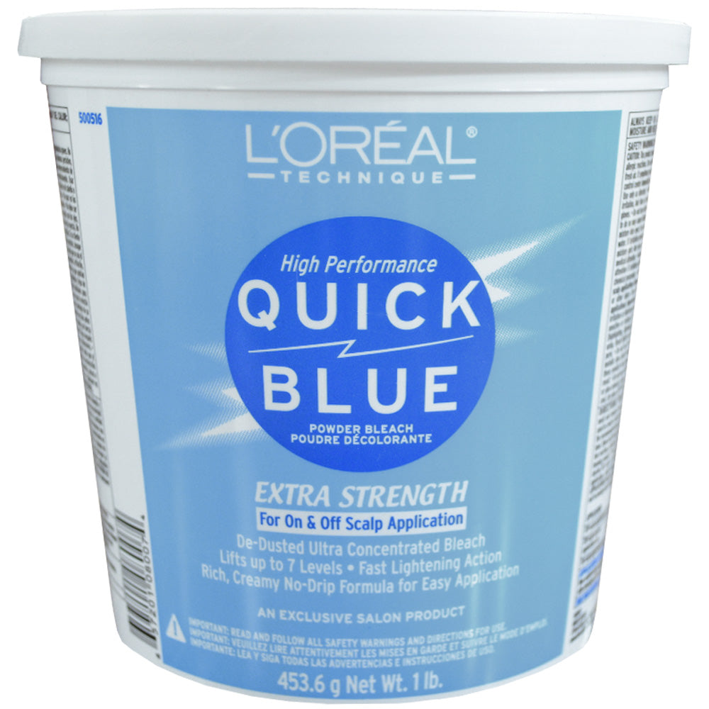 L'OREAL QUICK BLUE BLEACH POWDER LIGHTENER - 1 LB Hair Bleach L'OREAL for sacramento, california, barbers, hair stylist, cosmetologist, beauty industry