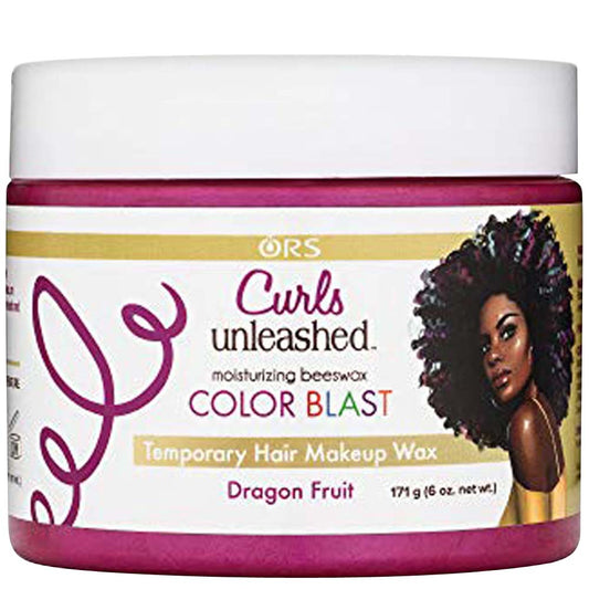 ORS CURLS UNLEASHED COLOR BLAST TEMPORARY HAIR WAX - DRAGON FRUIT 6 OZ