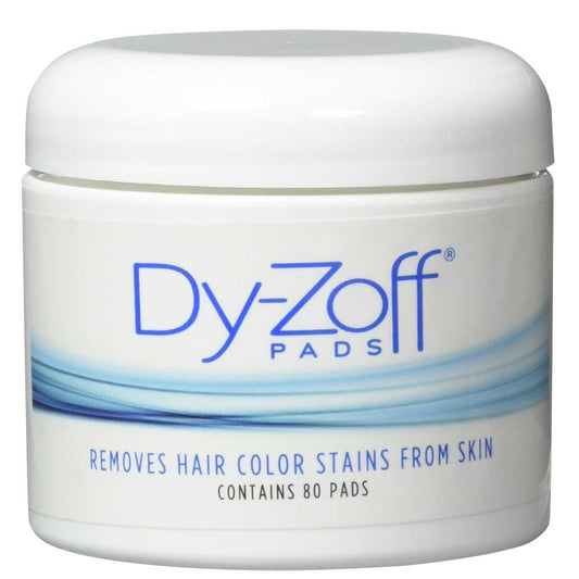 DY-ZOFF HAIR COLOR REMOVER PADS - 80 PADS Hair Color Remover DY-ZOFF for sacramento, california, barbers, hair stylist, cosmetologist, beauty industry